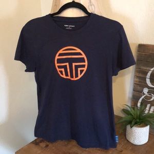 EUC! TORY BURCH SPORT TEE SIZE DESIGNER LADIES L